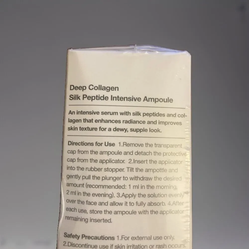 Deep Collagen Silk Peptide Intensive Ampoule Lot Of 3, 1.69 Fl Oz, New/Sealed
